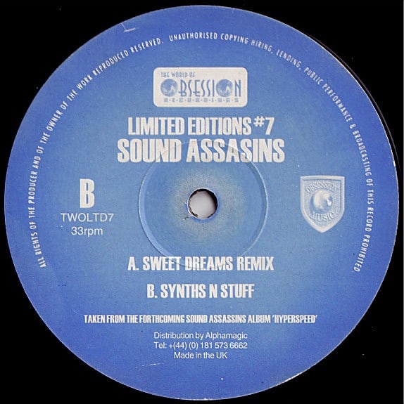 Sweet Dreams (Remix) / Synths N Stuff